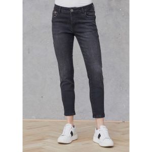 56987 Pisa Zip Jeans Black