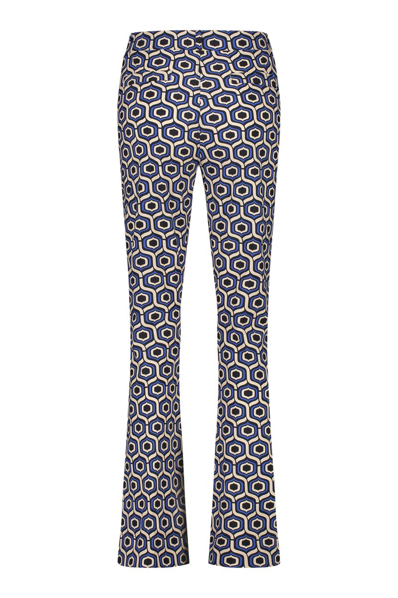 09469 flair graphic trousers