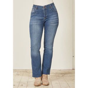 57098 Como Striped Jeans Denim Stripe